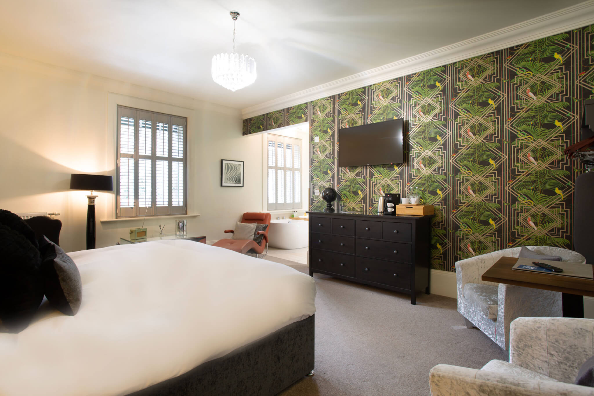 Forest Park Hotel Deluxe Double Room Bedroom Space scaled