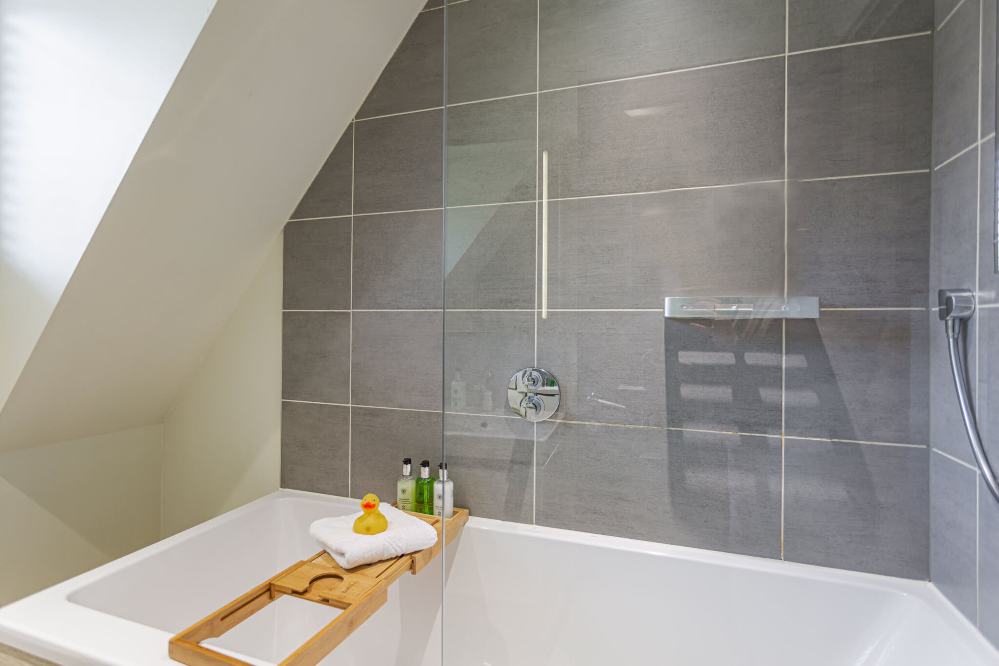 Forest Park Hotel Deluxe Family Quad Room Bathroom 1 scaled